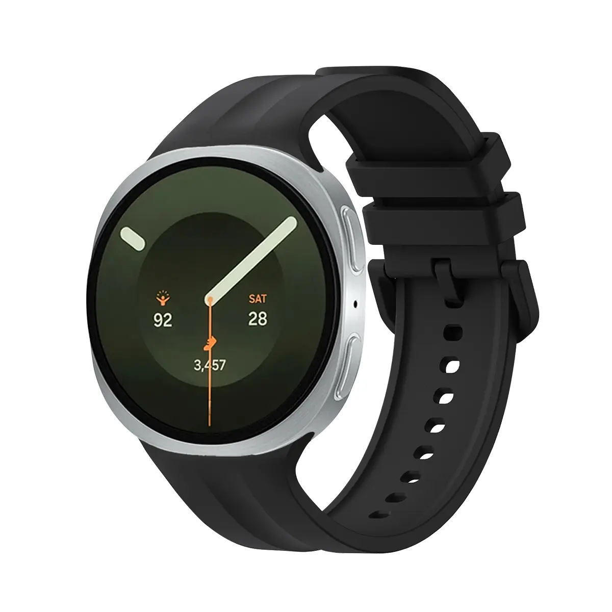 Bands for Samsung Galaxy Watch 9 40mm 44mm | No Gap Silicone Sport Bands Strap for Galaxy Watch 9 8 40mm 44mm Galaxy Watch 8 Classic 46mm Bands Smartwatch Replacement Straps