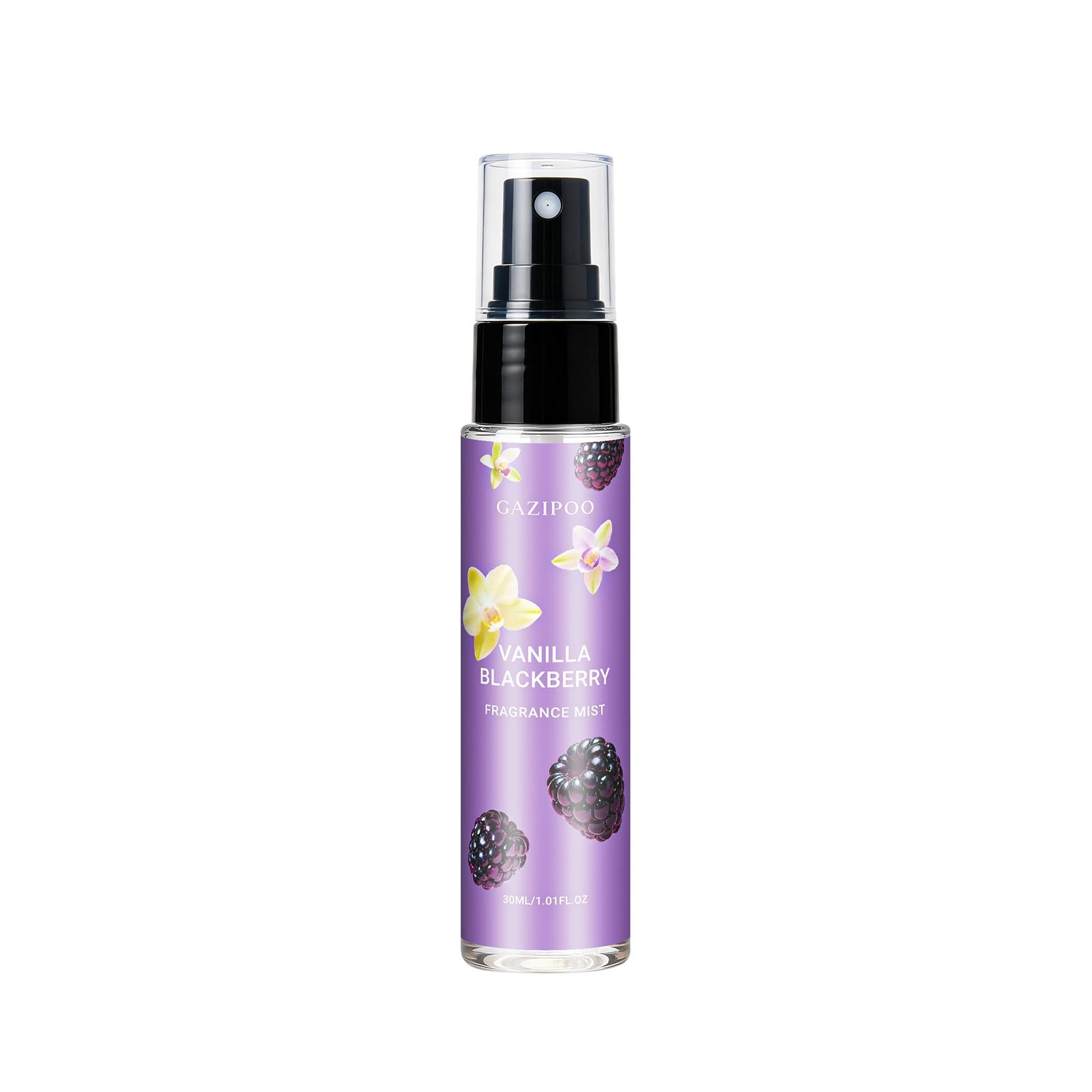 Gazipoo Vanilla Blackberry Perfume Spray 30ML, Aromatic Fruity Fragrance, Basil Lemon Opening, Blackberry Berry Interwoven Vanilla, Woody Musk Ending