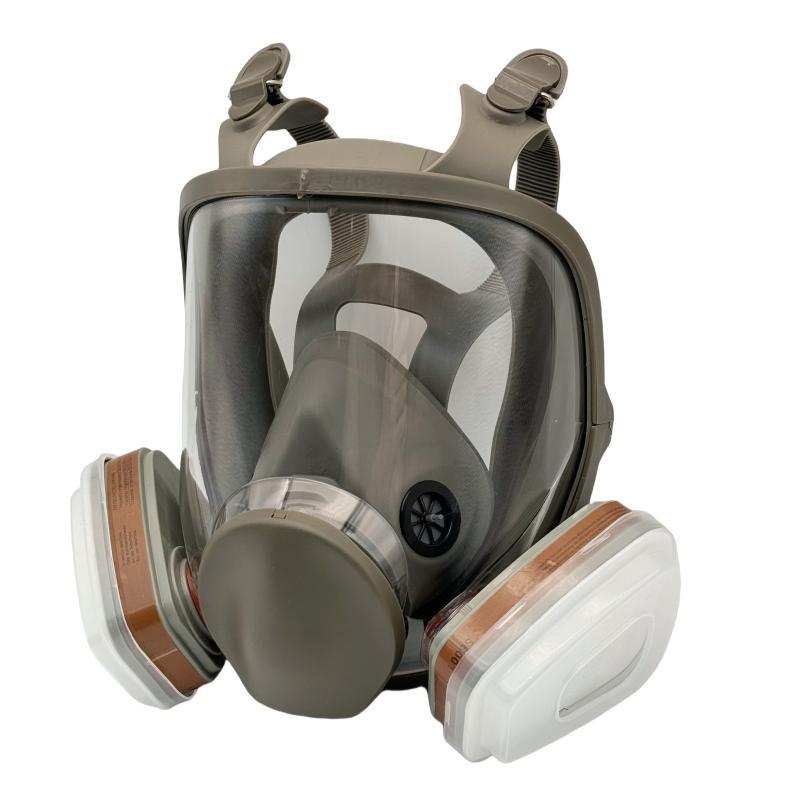 Reusable Anti-Fog 6800 Full-Face Respirator Mask with 29-in-1 Filter, Gas Dust and Chemical Protective Face Mask for Painting and Woodworking