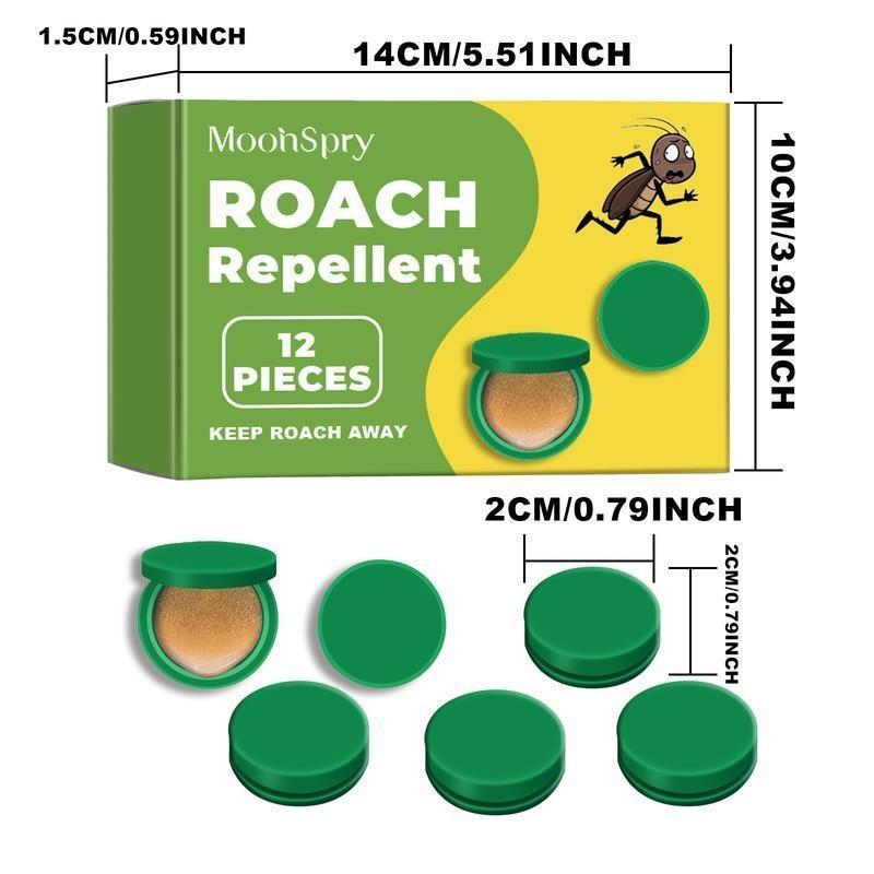 MoonSpry Roach , Powerful Cockroach Killer Bait for Home & Office | Indoor Outdoor Roach Bait | Fast-Acting Roach Killer with Long-Lasting Effect | Child & Pet Safe Pest | Kills Roaches away Insect Repellent Commercial Roach