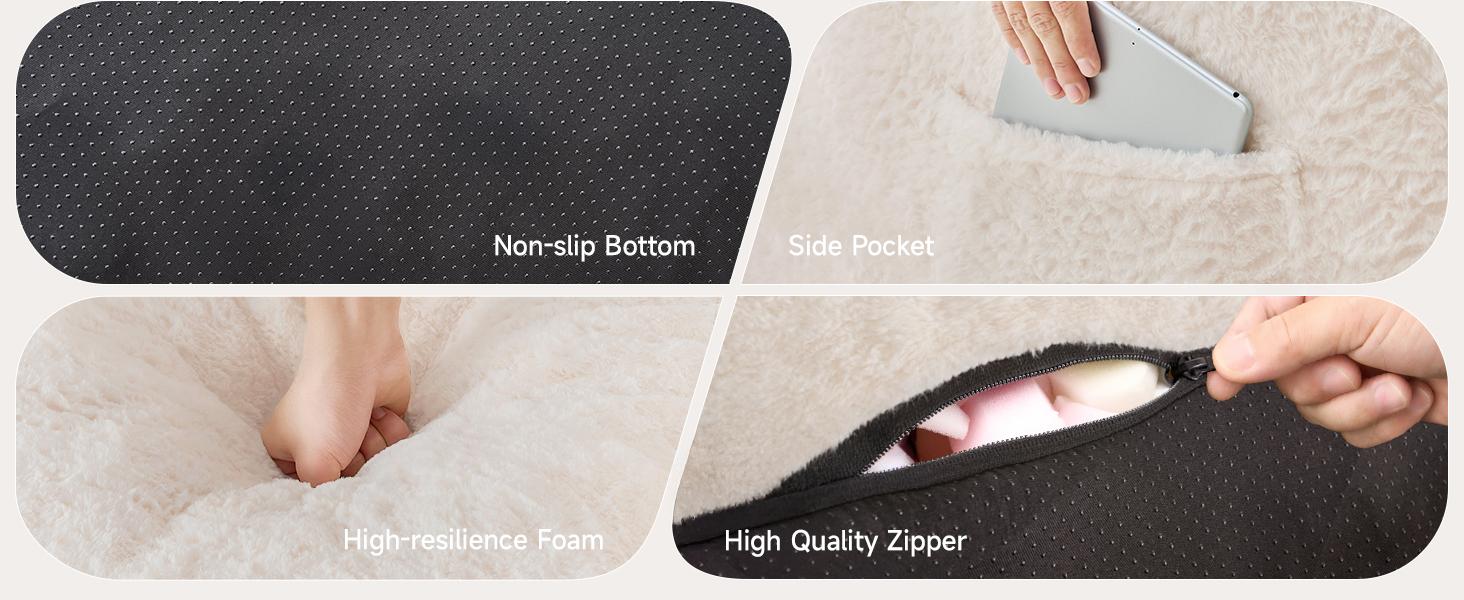 【SPOTLIGHT DAY】ONBRILL Folding Sofa Bed with Pillow, Convertible Sleeper Chair with Back Support, Corduroy Portable Fold Out Chair Bed, Comfy Floor Sofa Lounge for Living Room, Single