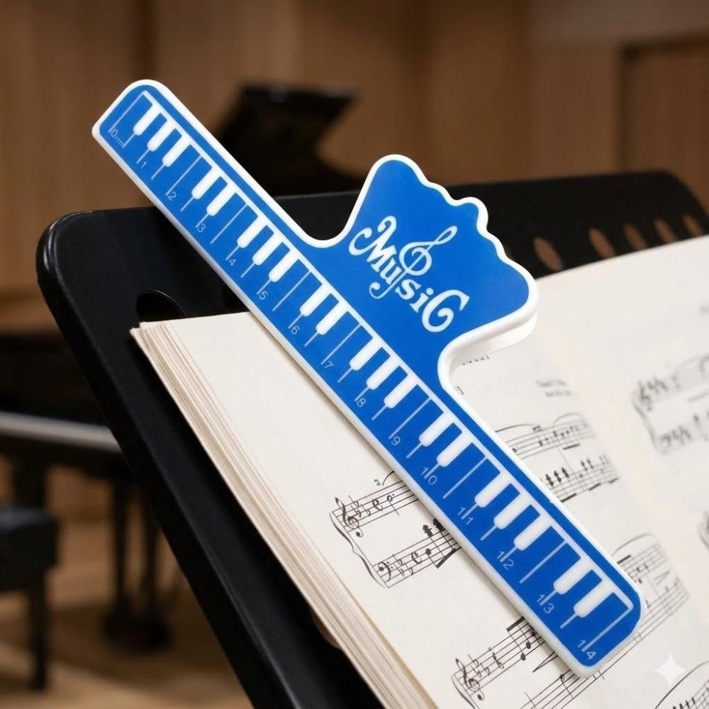 Portable Music Stand Clip Non-Slip Page Holder Rustproof & Anti-Fold Design Dorm Camping Travel Must Have Essential Accessory for Practice Universal Sheet Music Stand Clip Stable Anti-Slip Grip