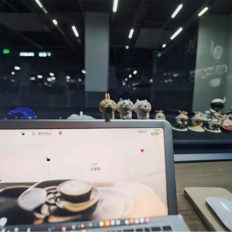 chiikawa car ornaments toys doll rearview mirror car screen console decoration cartoon hachiware Usagi car accessories gift