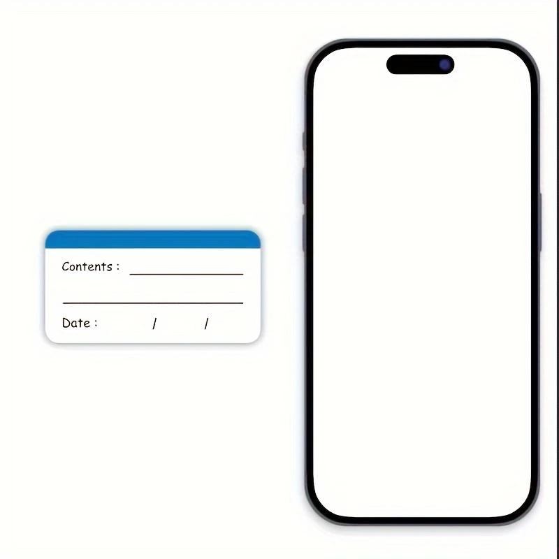 10 waterproof and detachable frozen food labels, easy to tear off date and content markings, durable and portable food storage labels, suitable for homes and restaurants, colorful refrigerator labels, food storage label stickers, stickers for food contain