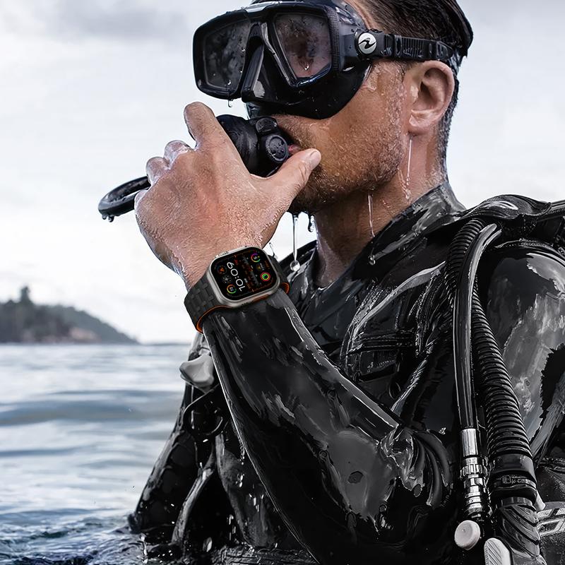 Quick-Snap Magnetic Band for Apple Watch Band 49mm 46mm 45mm 44mm 42mm, Silicone Sport Band Replacement Strap for iWatch Ultra Series 11 10 9 8 7 6 5 4 3