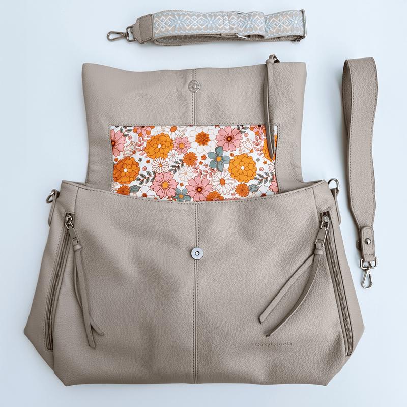 Large Hobo Crossbody Bags for Women Vegan Leather Handbags Tote Purse Shoulder Bag Women's Handle Bags with Wide Strap fashionable Women's Large