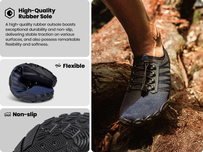 SEEKWAY Water Shoes for Women Adult Quick-Dry Aqua Sock Barefoot Men for Beach Swim River Pool Lake Hiking Kayaking Surfing SP001 Watershoes