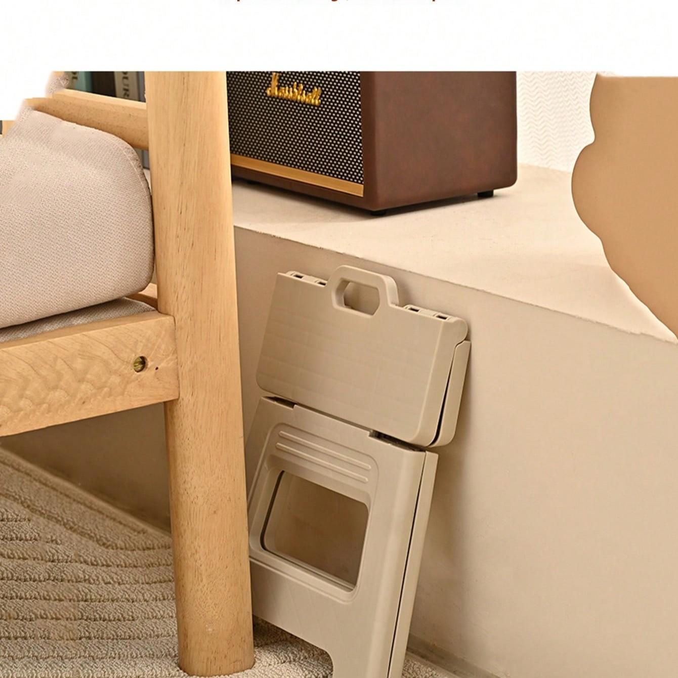 Foldable Ultra-Light Step Stool, Durable Adjustable Plastic Folding Chair, Portable Outdoor Travel Fishing Seat, Home Use Small Bench