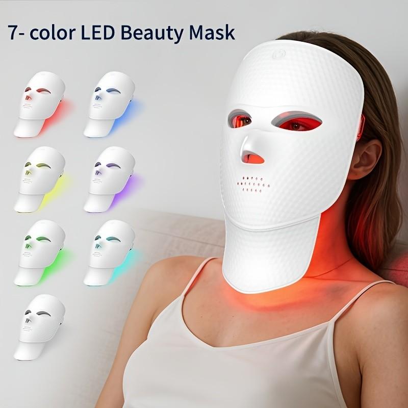 2027 New 7 Color Facial Mask Instrument, Beauty Skincare Face Device, Face Neck Care Tool, Facial Beauty Massagers, Ideal Gift for Valentine's Day & Holidays