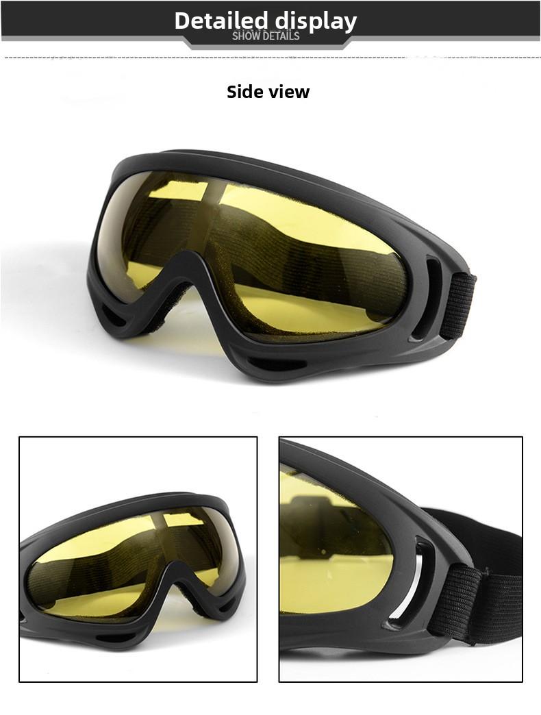 Outdoor cycling goggles, outdoor riding goggles, motorcycle goggles, sports Harley tactical windproof mask, outdoor sports sunshade and wind-sand protection goggles