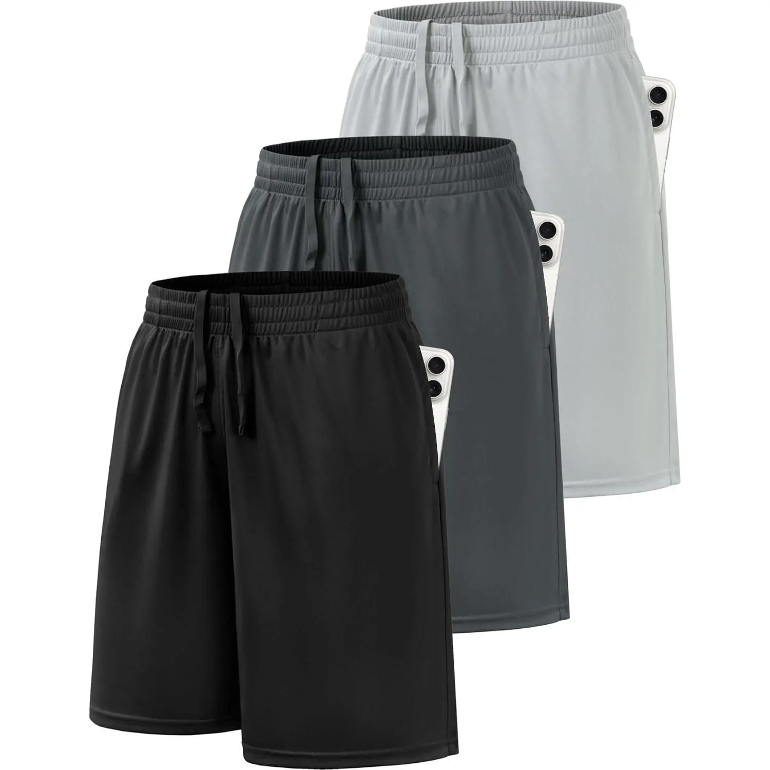 Black,dark Gray,light Gray