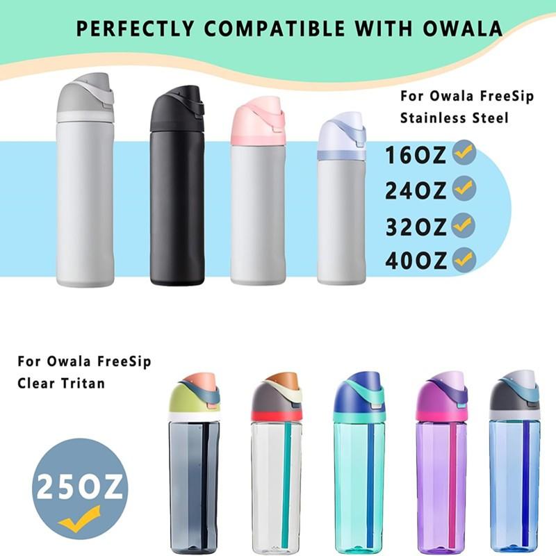 Owala Freesip Water Bottle Replacement Lid, One-Click Closure, Leak-Proof, Compatible with 16oz, 24oz, 32oz, 40oz Bottles