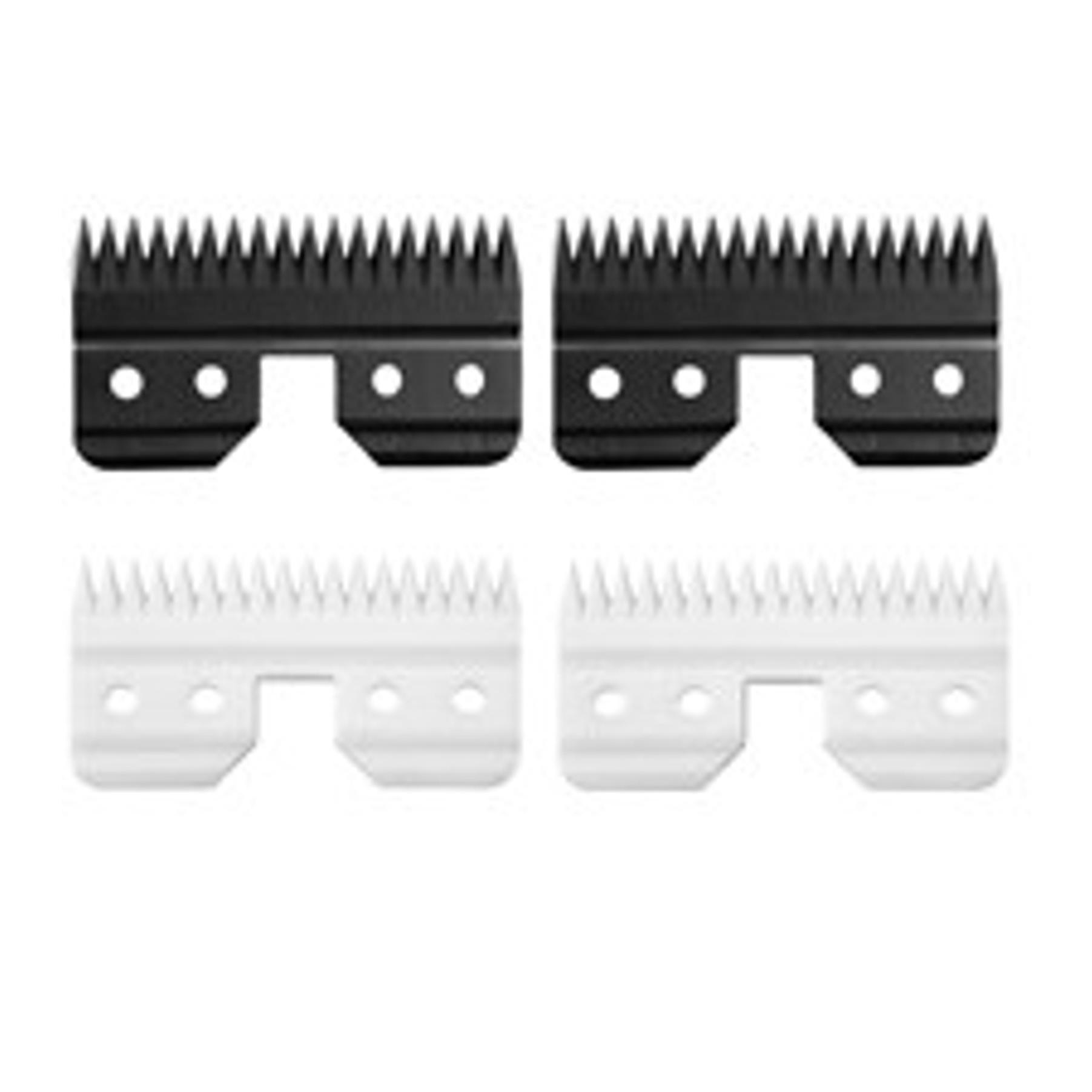 Universal Dog Grooming Blades - Size 7FC, 1/8" Cut Length, Ceramic & Stainless Steel, Black, Compatible with Andis, Oster A5, Wahl KM Series Pet Detachable Clippers, Ceramic&Steel