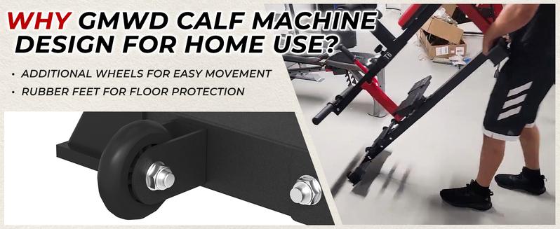 Calf Raise Machine, Adjustable Seated Calf Machine, Calf Workout Machine with Band Pegs, Calf Exercise Leg Training Machine Home Gym