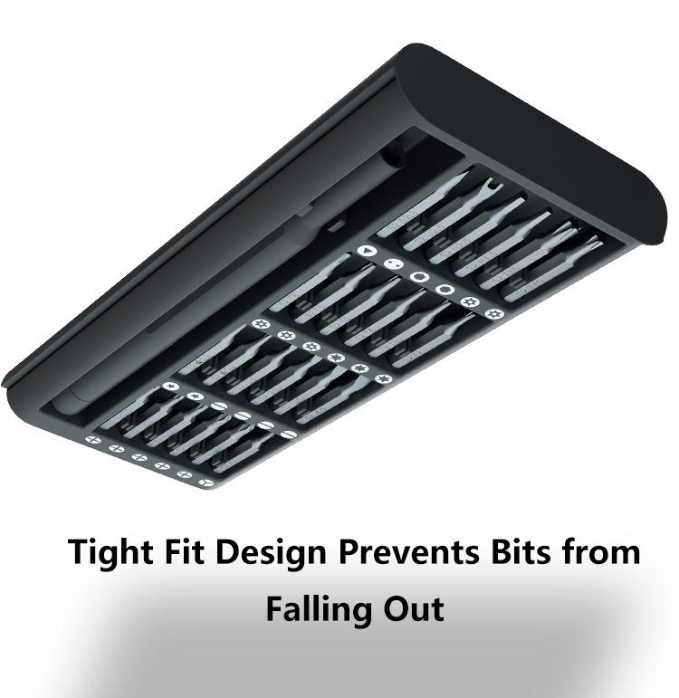 Compact 25‑in‑1 mini screwdriver repair kit – includes Torx bits, great for DIY, tech fixes & gift giving🔧