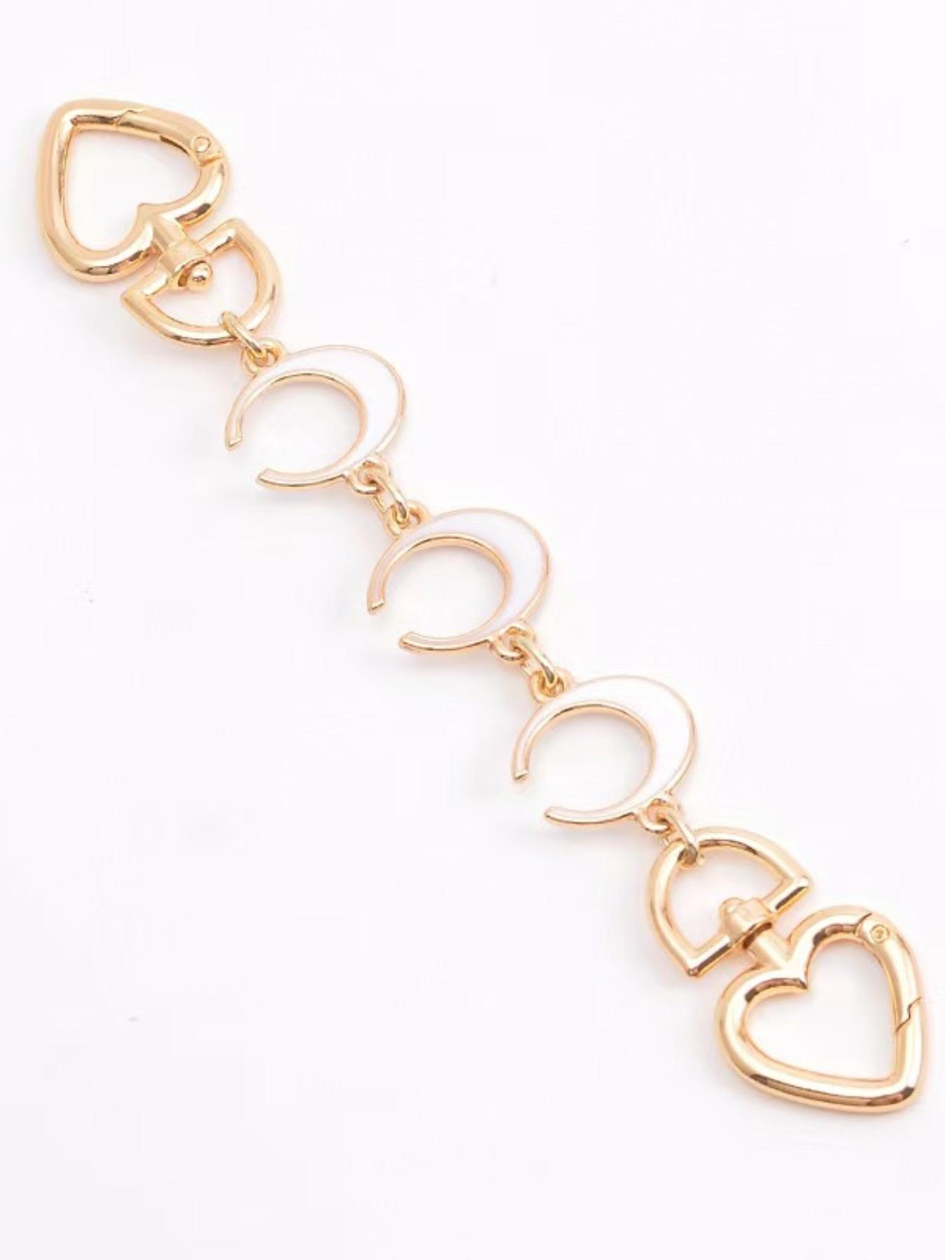 Moon Wallet Extender Chain, 1 Piece Bag Strap Extension Accessory, Ideal for Handbag Decoration, Perfect for DIY Craft Projects