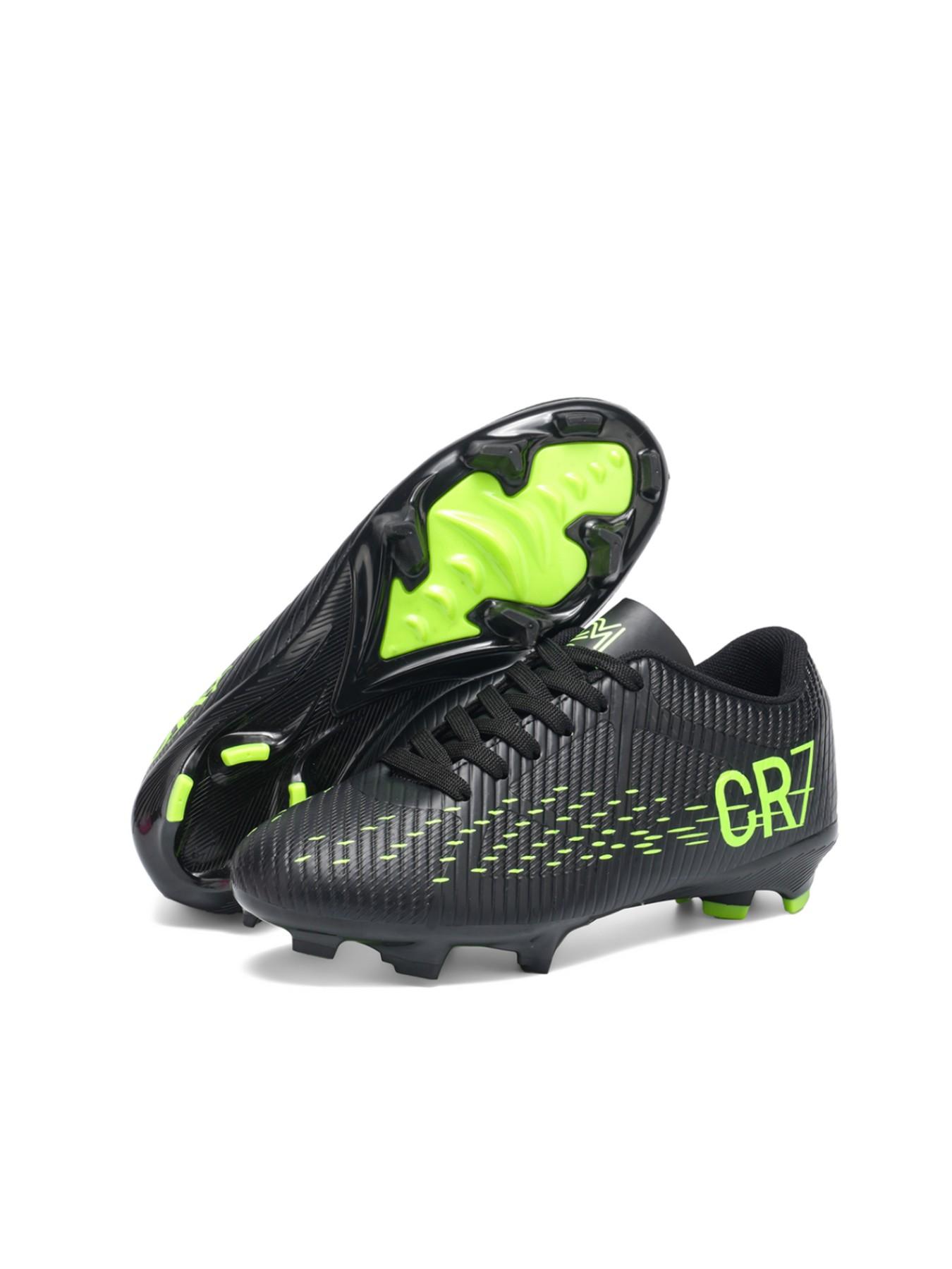 New Football Shoes Short Studs Anti-Slip Unisex Student Edition, Casual PU Upper Rubber Sole, All Seasons Training & Match Shoes
