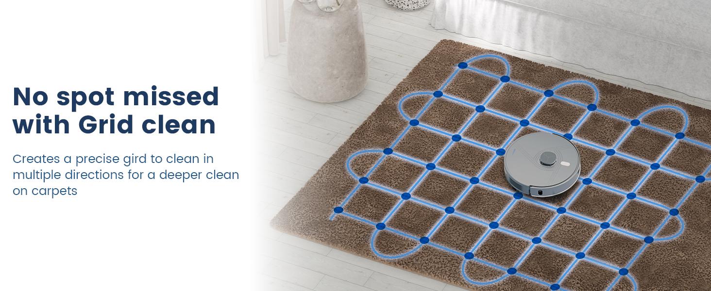 AIRROBO L50+ Robot Vacuum and Mop Combo with 5500Pa Suction, Auto-Emptying Dust Base, Smart Mapping & Voice Control – 60-Day Hands-Free Cleaning for Carpets & Hard Floors AIRROBO L50+ Robot Vacuum and Mop Combo with 5500Pa Suction, Auto-Emptying Dust Base, Smart Mapping & Voice Control – 60-Day Hands-Free Cleaning for Carpets & Hard Floors