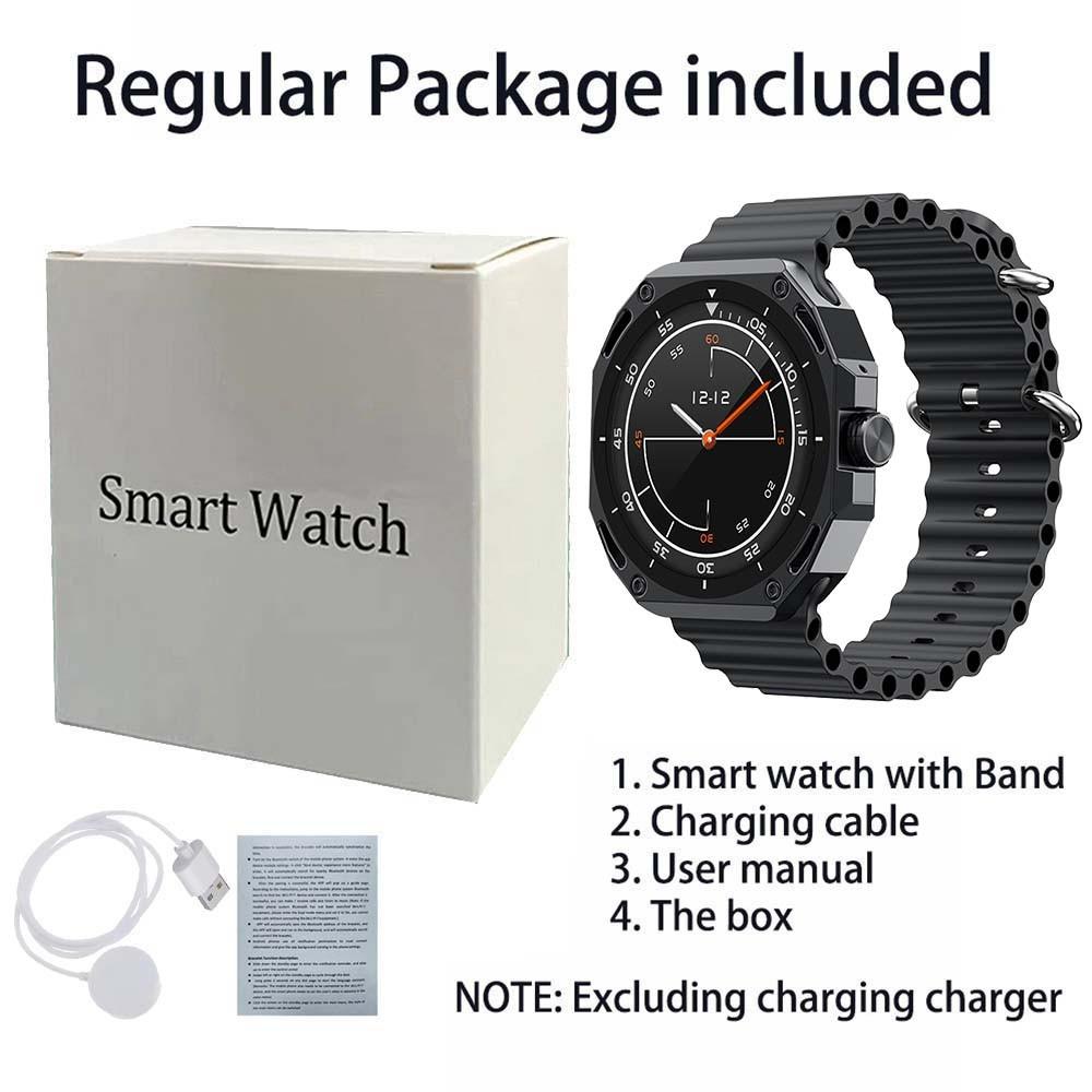 Men 1.52 Inch Smart Watch HD Screen Watch Making Women Watches Festivals Health Tracker Sport Modes Notification Reminder Voice Assistant Motion Trajectory Smartwatches Business