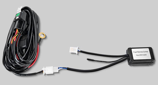 Nilight Remote Wiring Harness for LED Light Bar Wireless Strobe Flash Work Light Driving Lights 12V 20A 14AWG Remote Controller On Off Switch Waterproof Power Relay Blade Fuse-1 Lead Lighting Outdoor Black  dealsforyoudays