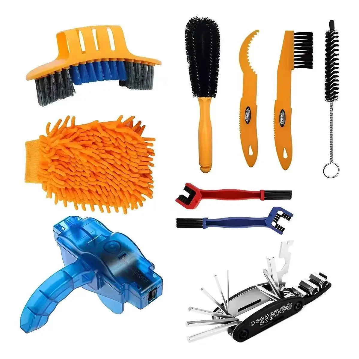 9-Piece set + 16-in-1 tool