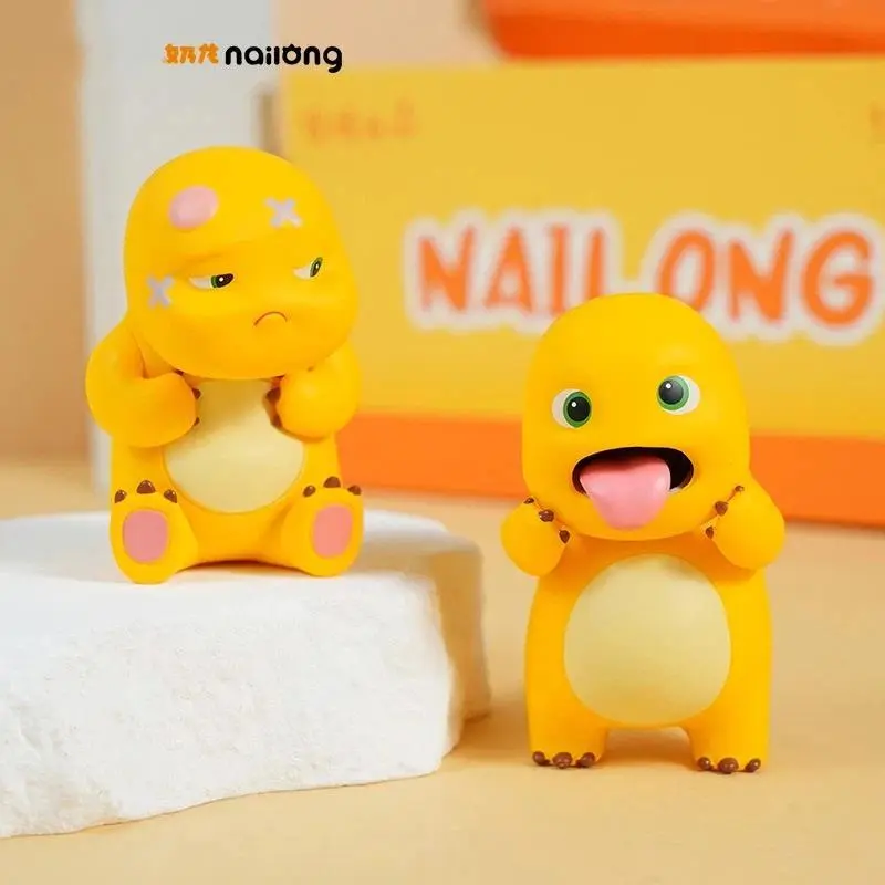 6pcs Nailong Lazy Daily Series Blind Box Cute Collectible Dolls Trendy Ornaments Home And Tabletop Decoration Perfect Birthday