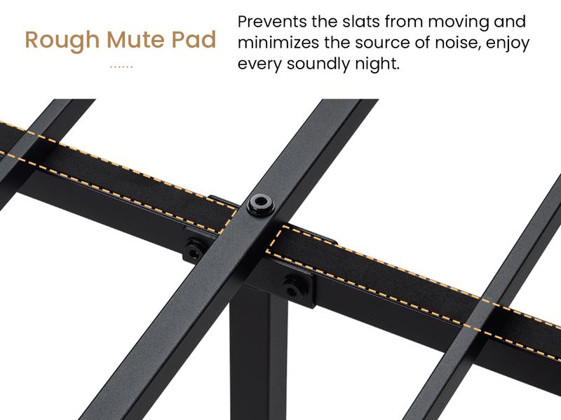 SHA CERLIN Linen Fabric Upholstered Platform Bed Frame with Metal Frame, Curved Modern Headboard and Footboard【Frame Only No Mattress】, Large Under Bed Storage, No Box Spring Needed, Modern, Beige#ChristmasGifts#TikTokShopBlackFriday