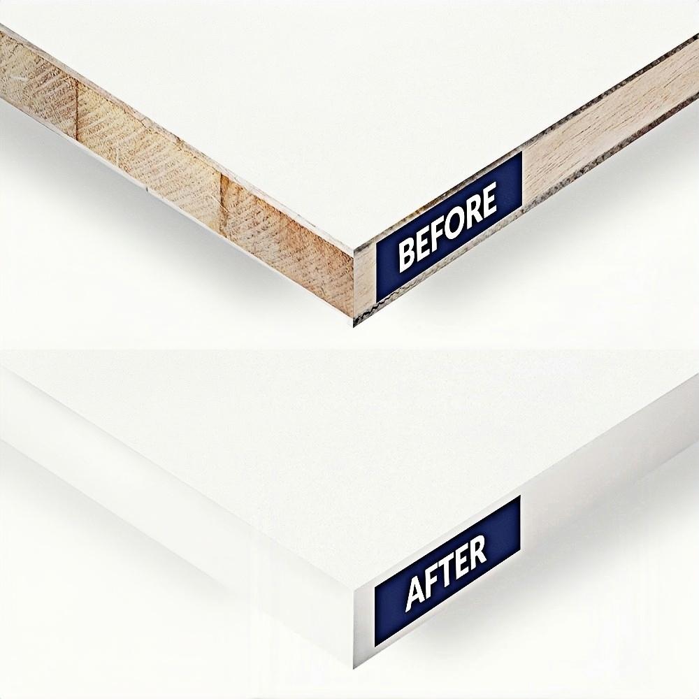 1 roll of self-adhesive edging repair strip, self-adhesive PVC decorative strip, easy to install, suitable for cabinet repair and furniture renovation（300cm/118.11inch)