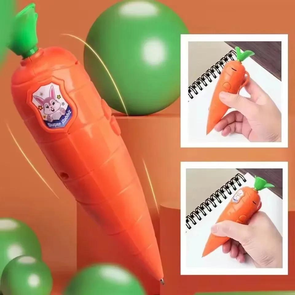 2026 Zootopia Judys ||Carrot 2-in-1 Pen Doodle/Write  60s Recorder Stylish Movie Replica Must-Have Stationery