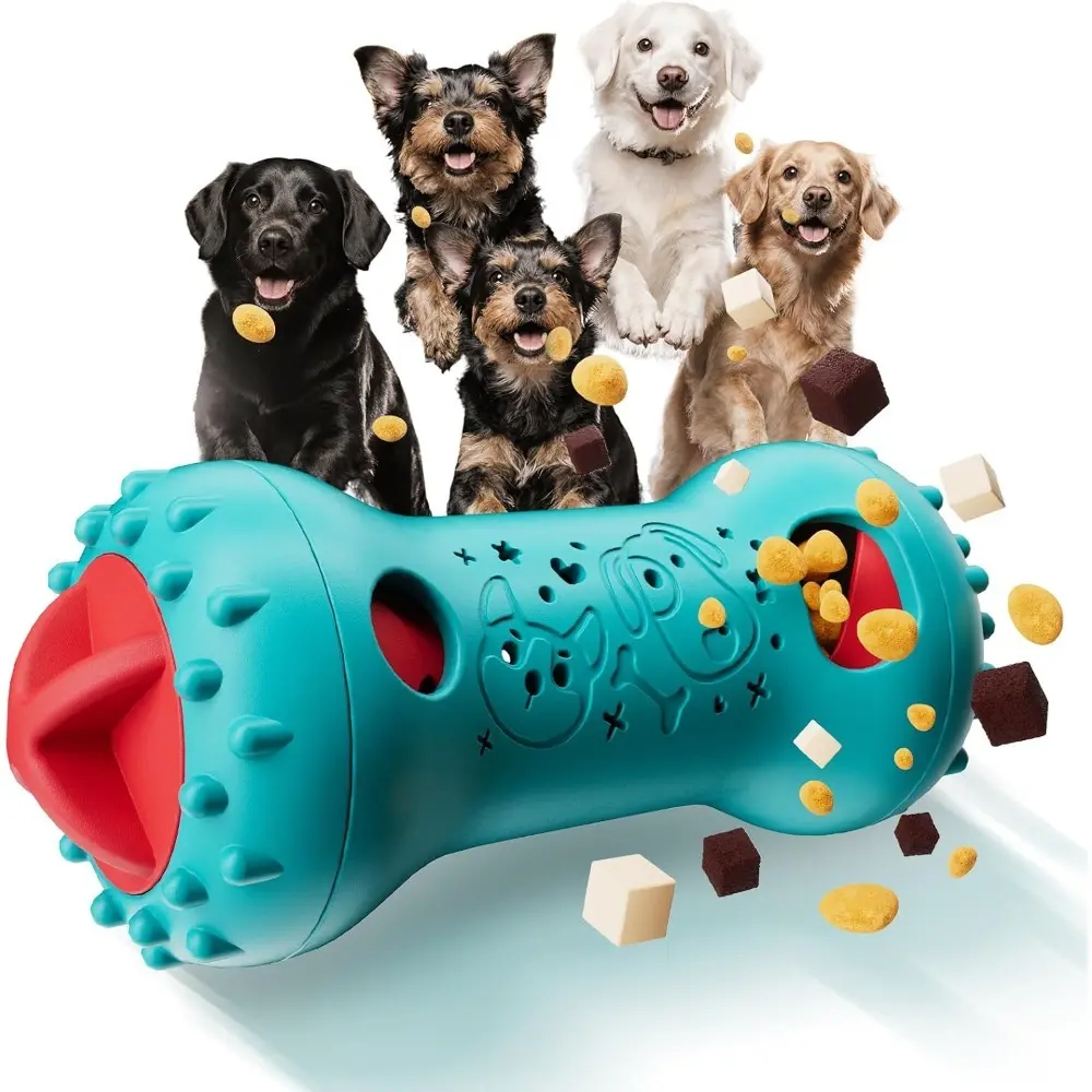 Interactive Dog Toys Adjustable Treat Dispensing Toy to Keep Them Busy | Dog Enrichment for Brain Stimulation Cognitive for Puppy Puzzle