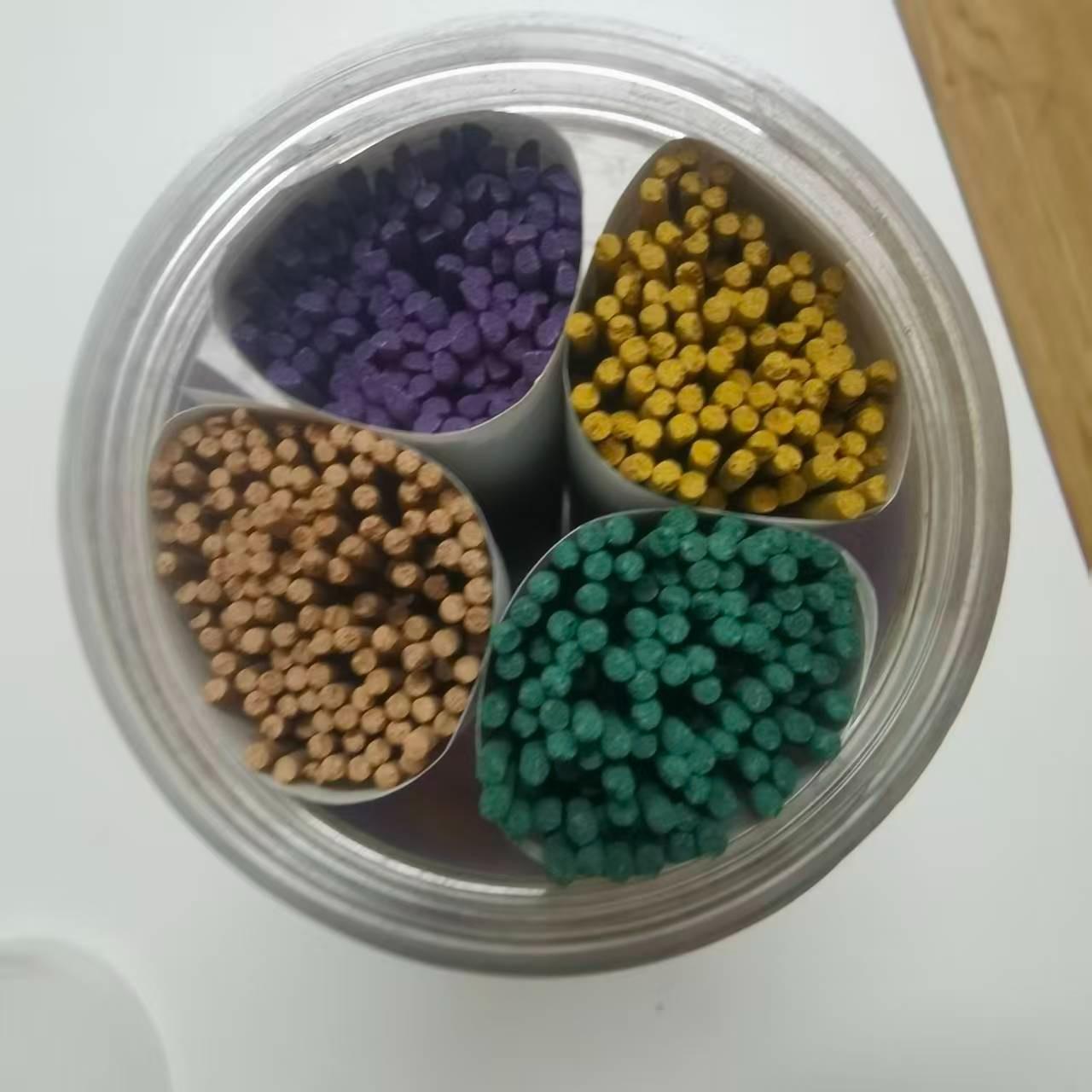 400-Piece Natural Incense Set, 4 Plant Scents: Osmanthus, Tulip, Jasmine, Gardenia, Indoor Aromatherapy, Deodorizing, Sleep Aid, Fresh Scent, Gift Idea