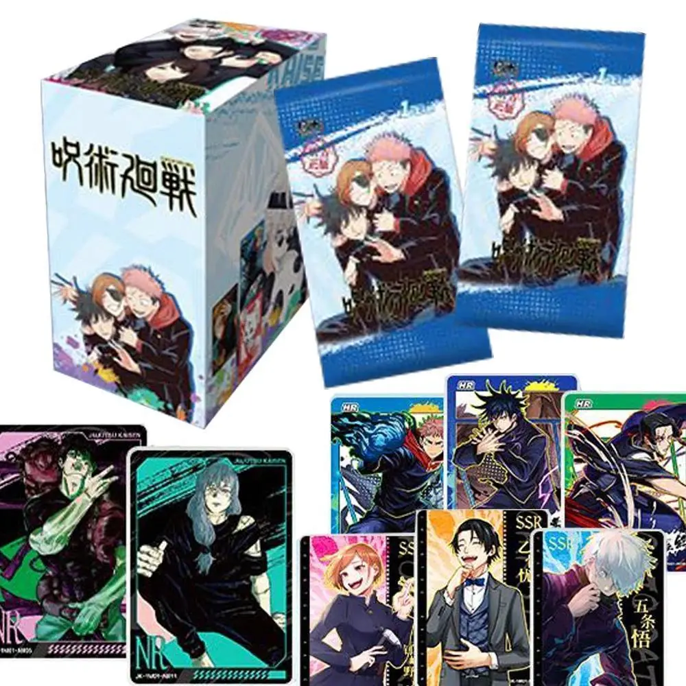 2026 Popular Toy Cards Jujutsu Kaisen Collectible Cards Booster Box, Premium Anime TCG with Yuji, Megumi & Satoru Gojo Characters 2026 Hot selling toys