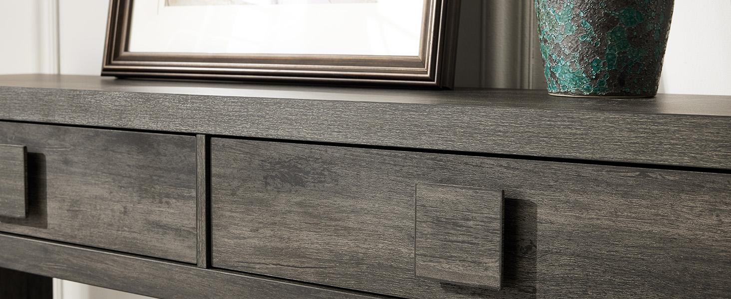 ONBRILL 47" Console Table with Drawers, Narrow Entryway Table with Open Storage Shelves, Mid Century Modern Hallway Accent Tables Behind Couch Table for Living Room【BlackFridayDeal】 ONBRILL 47" Console Table with Drawers, Narrow Entryway Table with Open Storage Shelves, Mid Century Modern Hallway Accent Tables Behind Couch Table for Living Room【BlackFridayDeal】