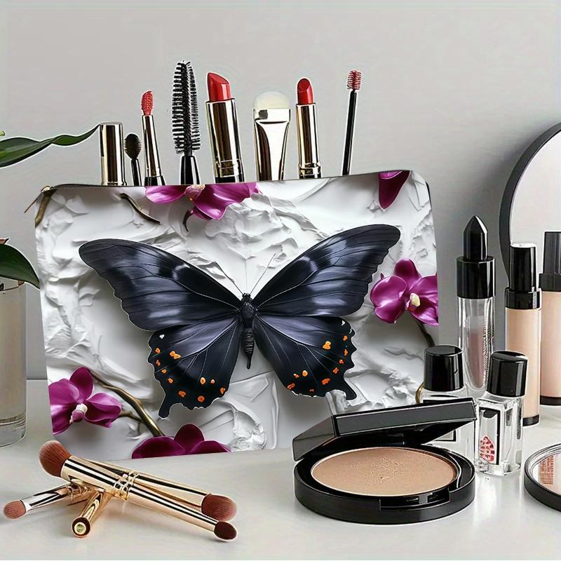 Different butterflies selection Pattern Makeup Bag, Multi-functional Storage Bag, Travel Makeup Bag, Suitable for Leisure Travel, Business Trips3.31PYT-2