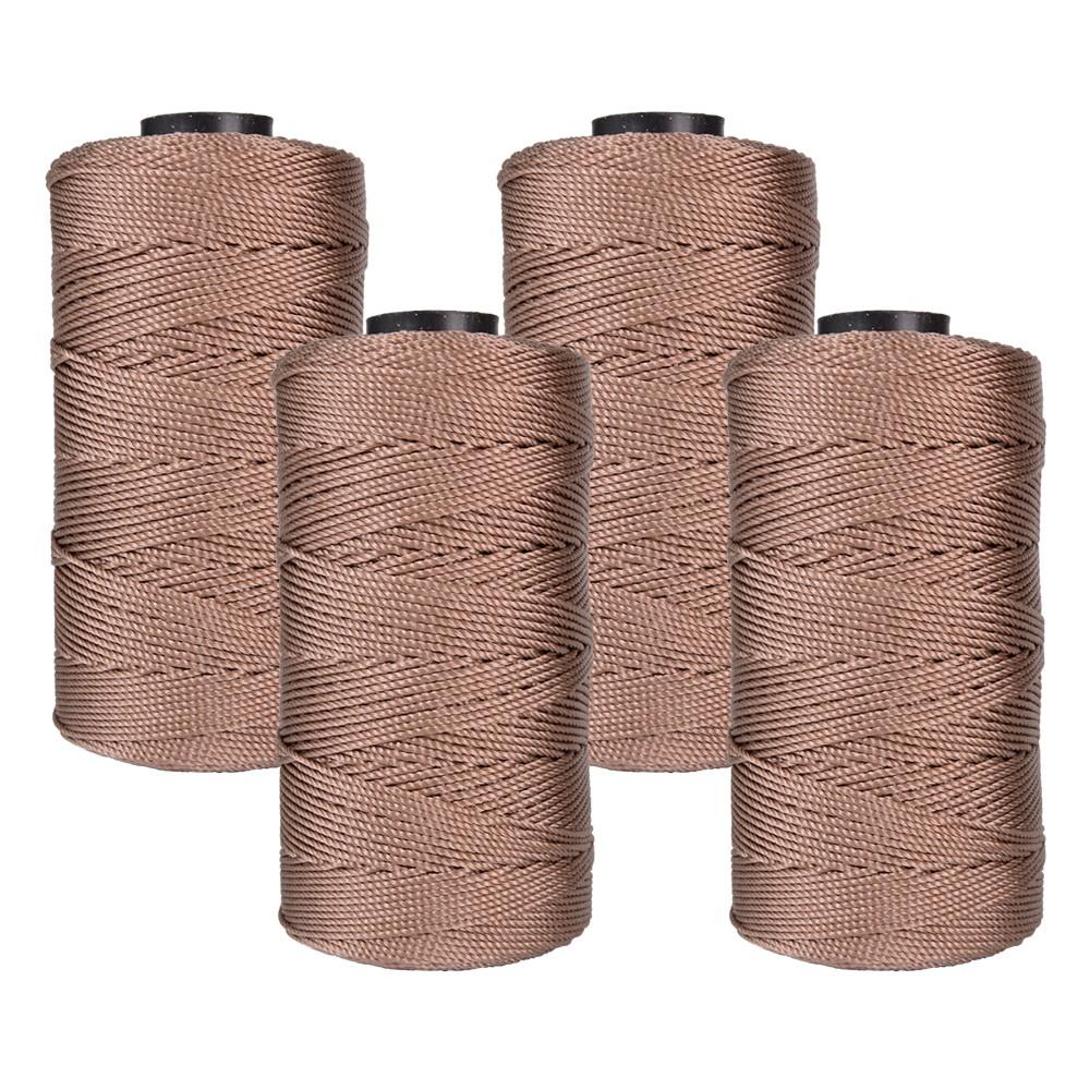 4-Pack Knitting Yarn Set, Durable Hook Car Seat Cushion, Slippers, Hat, Handmade Woolen Thread Kit, Multi-Purpose DIY Craft Supplies