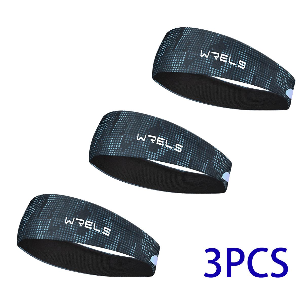 High Elastic Durable Reflective Sweat-Wicking Quick-Dry Hairband, Comfortable Adjustable Hairband for Fitness Running Outdoor Hiking Sports