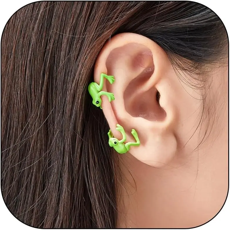 Q3：frog earrings