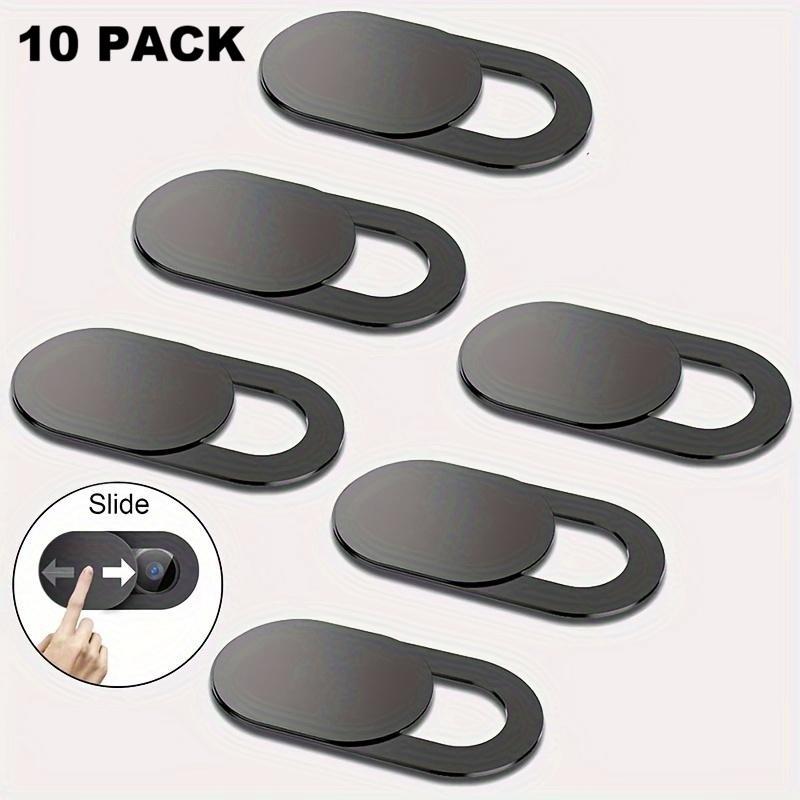 10pcs Webcam Cover Shutter Slider, Plastic Camera Cover, Phone Lens Sticker for iPhone, PC, Laptop, Easy Installation, Durable Material