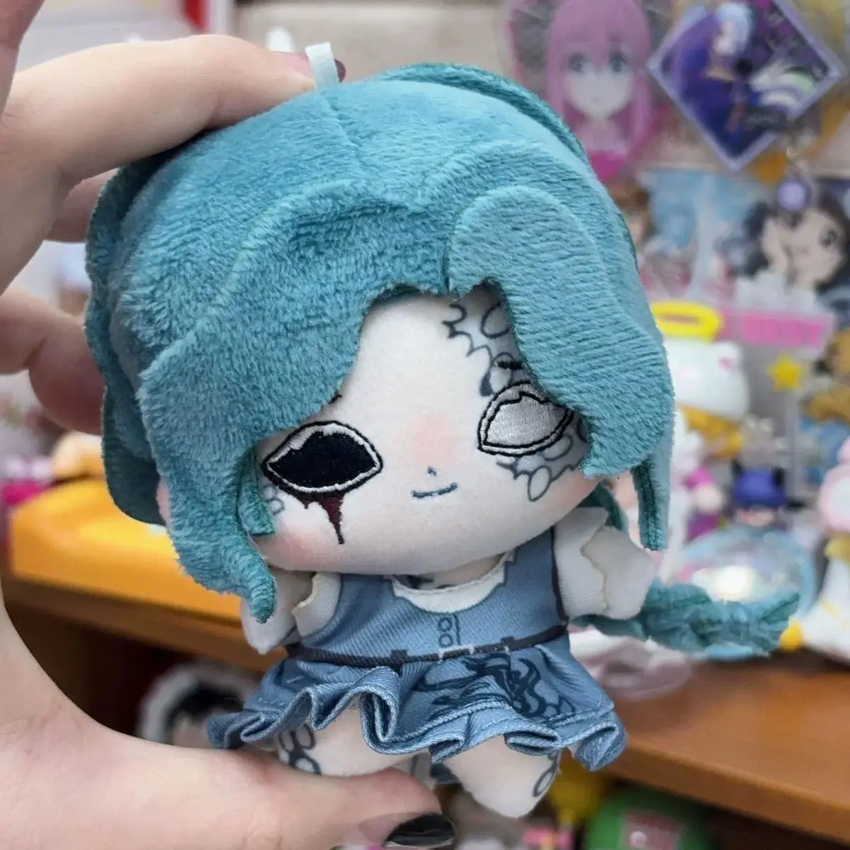 10cm Game Identity V Fisherwoman Grace Plushie Stuffed Doll Decorative Backpack Pandents Keychain Doll Plush Toys Gifts
