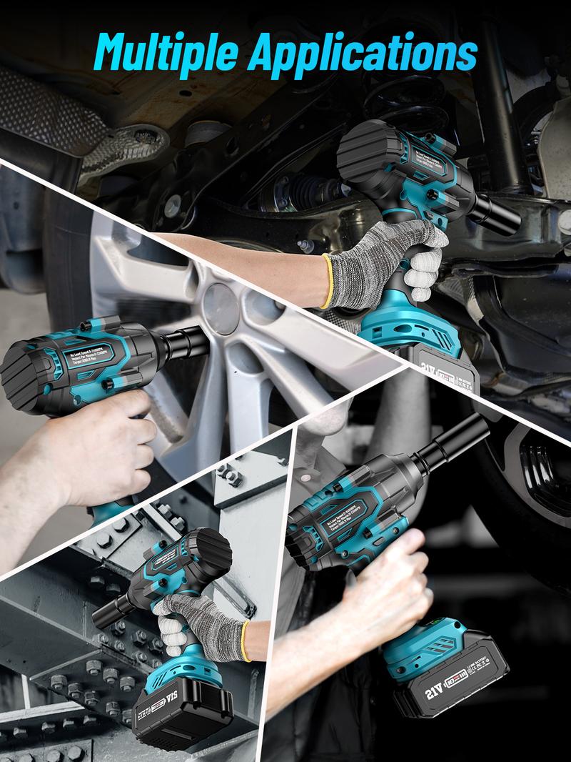 Seesii 1000Nm(738ft-lbs) Cordless Impact Wrench,1/2" High Torque Brushless Impact Wrench w/2x 4.0Ah Battery,Fast Charger, 1 Extension Bar, 5 Sockets & Storage Case, Pistola De Impacto, Electric Impact Wrench for Car Truck,WH760 Black Friday Deals