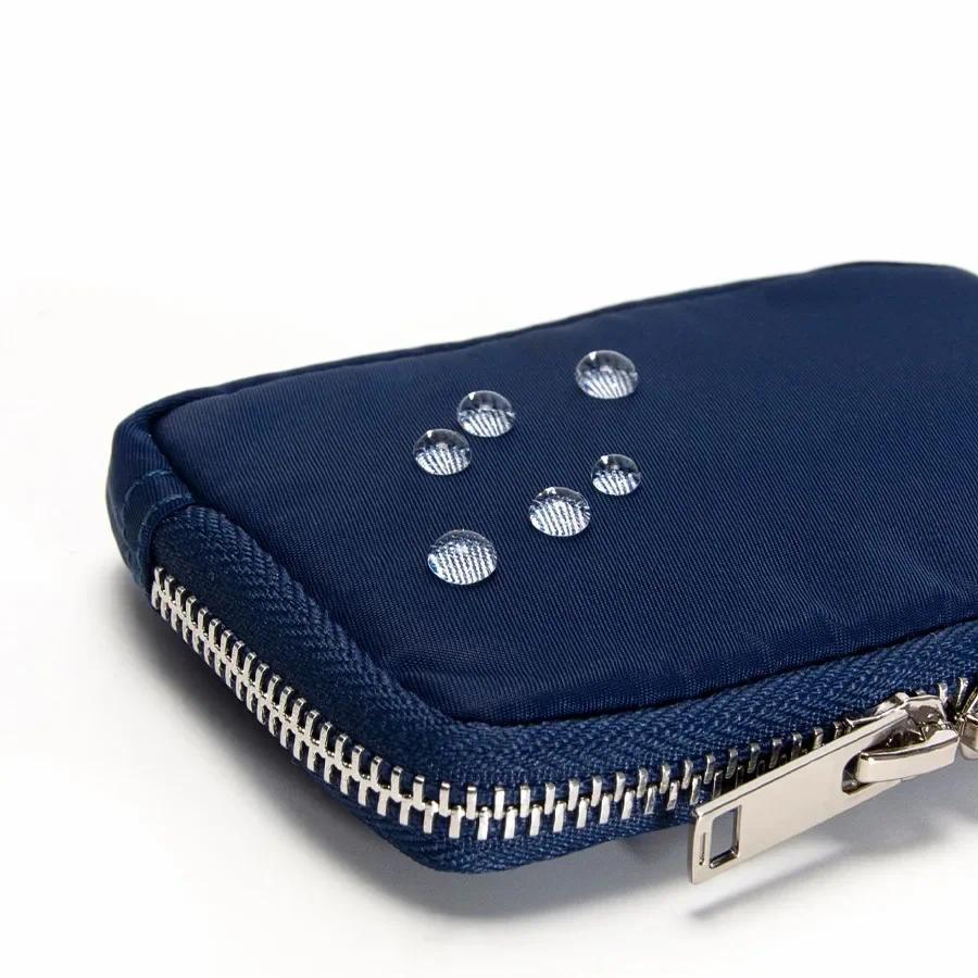 Japanese Men Wallet Earbuds Storage Bag Credit Card Holder Case for Boys Girls Journey Bank Card Organizer  Zipper Coin Purse
