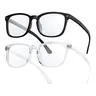 Bluelight Glasses - Unisex Stylish Sleek-Frame Eyewear, Built for Gaming Work and Streaming, Protects Against Digital Eye Strain, Office Work Essential, Party Accessory (Women's Fit Included)