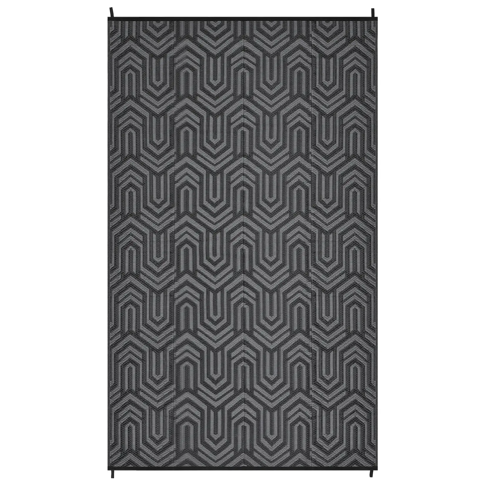GARVEE Extra Large Reversible Outdoor Plastic Straw Rug - Waterproof Patio Mat for RV Camping, Deck & Backyard - UV Resistant Geometric Lightweight Outdoor Carpet
