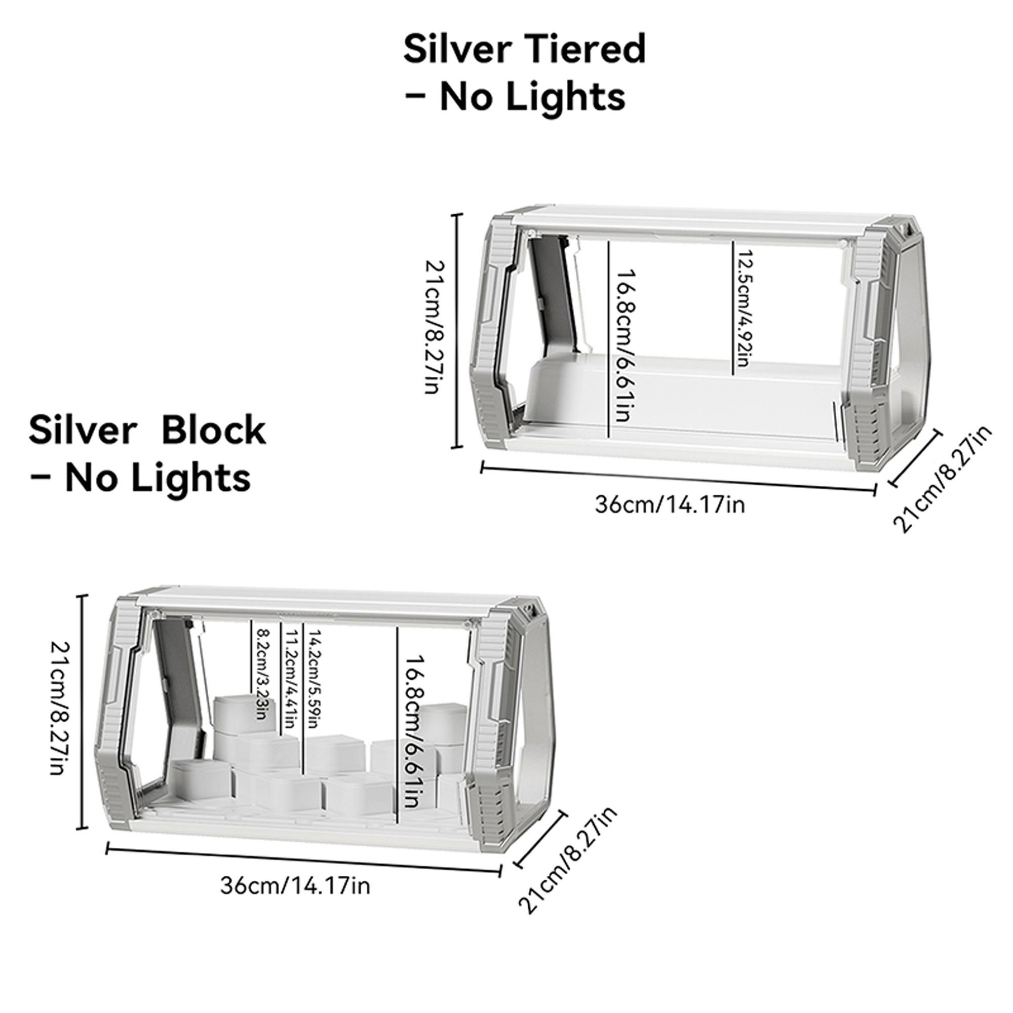 Space Pod Doll Display Case, Stackable DIY Building Blocks, Home Decor, Storage for Figurines and Plushies, Collectible Companion, Collectible Figures
