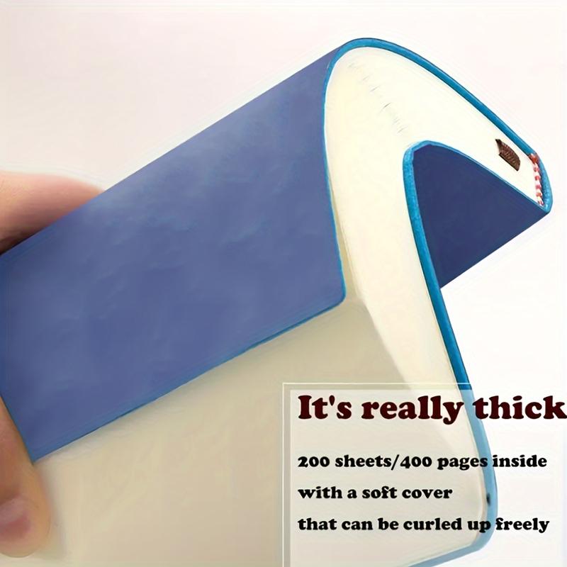 A5 Left Sheep Notebook, Durable Drawing Notebook, Premium Eye-Care Paper, 360 Pages, Waterproof, Portable, Ideal for School and Office, Perfect Gift