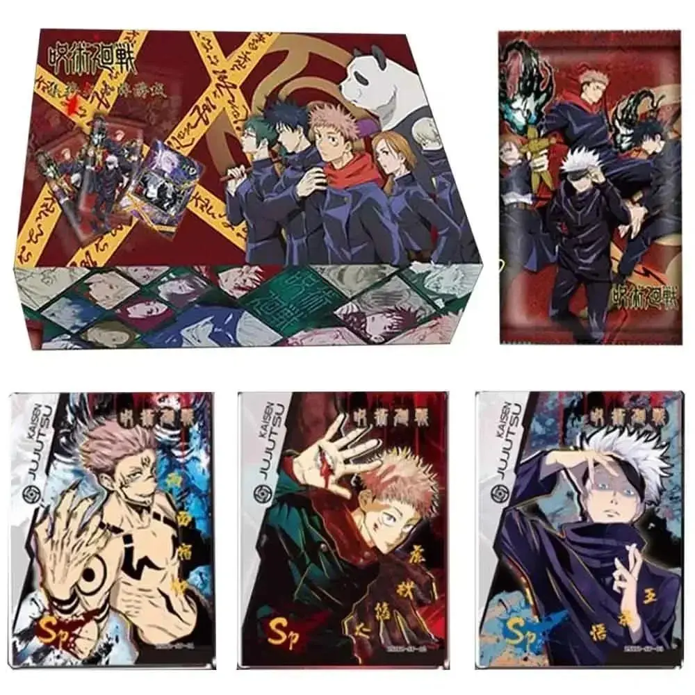 2026 Popular Toy Cards Jujutsu Kaisen Card  Advanced Chapter Rare Metal Cards Grade Quicksand Cards Gojo Satoru Fushiguro Megumi Collection Cards 2026 Hot selling toys