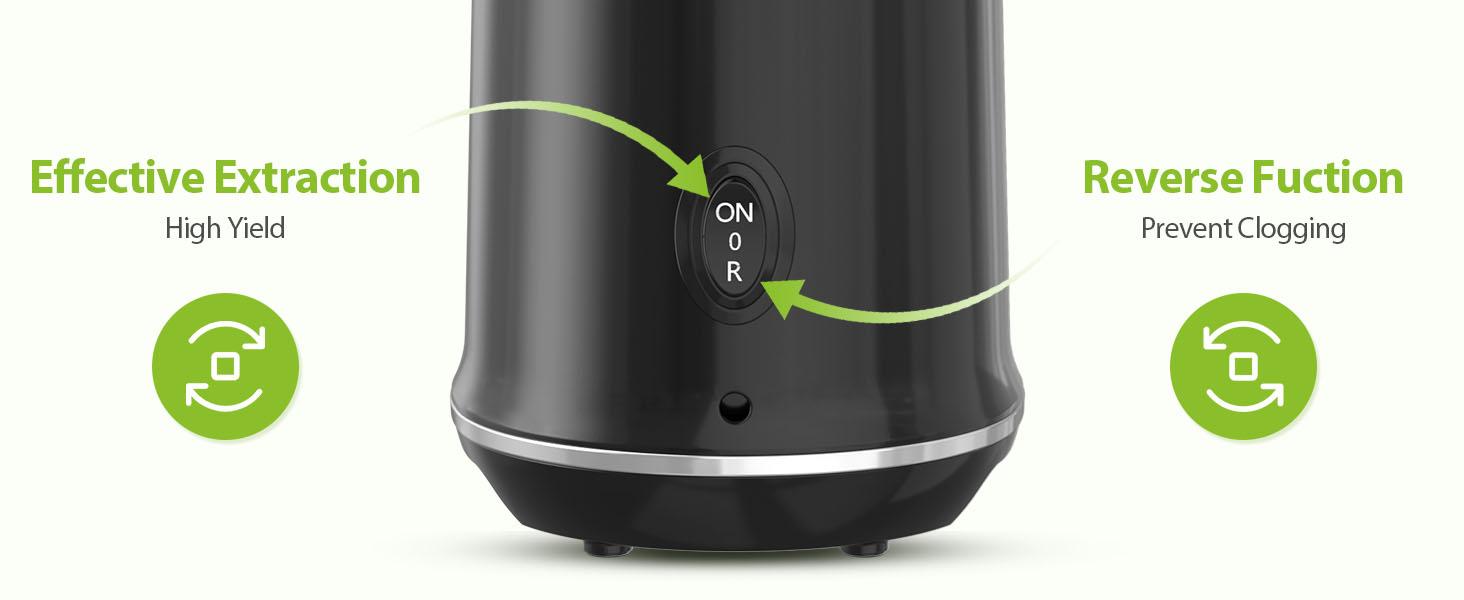 Aeitto Max5 Juicer, Cold Press Juicer with 5.8" Large Feed Chute,1.7L Large Capacity, 250W Whole Masticating Juicers for Vegetable and Fruit, High Juice Yield, Easy to Clean with Brush, Ice Fruit, BPA-Free, Smart recipes App Aeitto Max5 Juicer, Cold Press Juicer with 5.8" Large Feed Chute,1.7L Large Capacity, 250W Whole Masticating Juicers for Vegetable and Fruit, High Juice Yield, Easy to Clean with Brush, Ice Fruit, BPA-Free, Smart recipes App