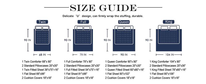 Abstract 7 Piece Multiple Sizes Bed Set Includes Comforter,Sheet Set,Modern Abstract Art  Bedding Set,Pink Black Pattern Bedding Sets