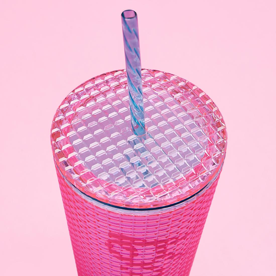 Barbie Daylight Shiny Series Double Layer Drinking Bottle 775mL Large Capacity Water Bottles With Straw Cute Portable Bottle Glossy Design Birthday Gift Surprise Gift Cup Drinkware