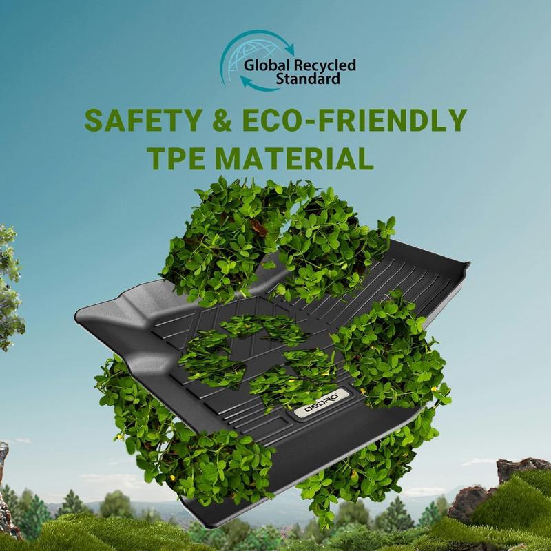 OEDRO Upgraded Floor Mats Fit for 2013-2018 Dodge Ram 1500/2500/3500 Crew Cab/2019-2024 Ram 1500 Classic Crew Cab, TPE All-Weather, 1st and 2nd Row: Full Set Liners, Black cargo liner all weather floor mats cargo mat fit OEDRO Upgraded Floor Mats Fit for 2013-2018 Dodge Ram 1500/2500/3500 Crew Cab/2019-2024 Ram 1500 Classic Crew Cab, TPE All-Weather, 1st and 2nd Row: Full Set Liners, Black cargo liner all weather floor mats cargo mat fit